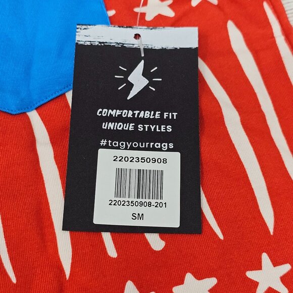 NWT Rags To Raches Unisex Adult 4th Of‎ July Shirt Size Small - Picture 3 of 4